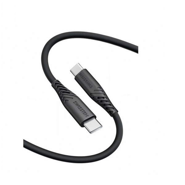 SWISSTEN Kabllo USB-C / USB-C, 1.5m, 60W