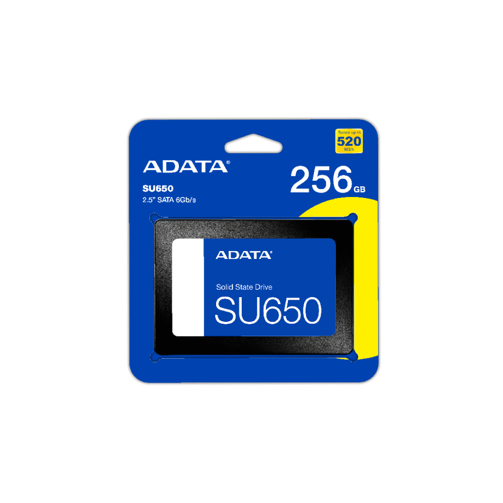 USB ADATA SSD 256GB SU650 SATA 3D Nand 2.5"