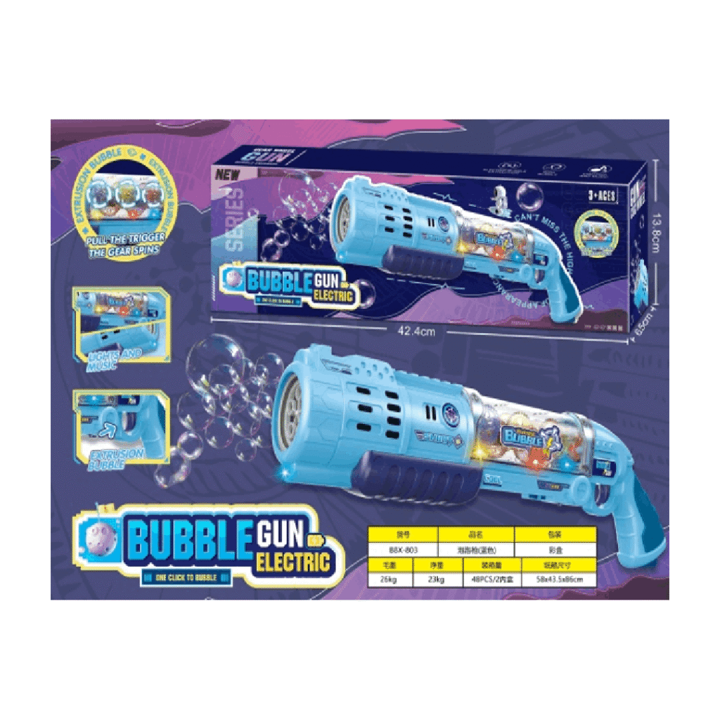 Pistoletë e Madhe Flluskash Elektrike – 10 Vrima