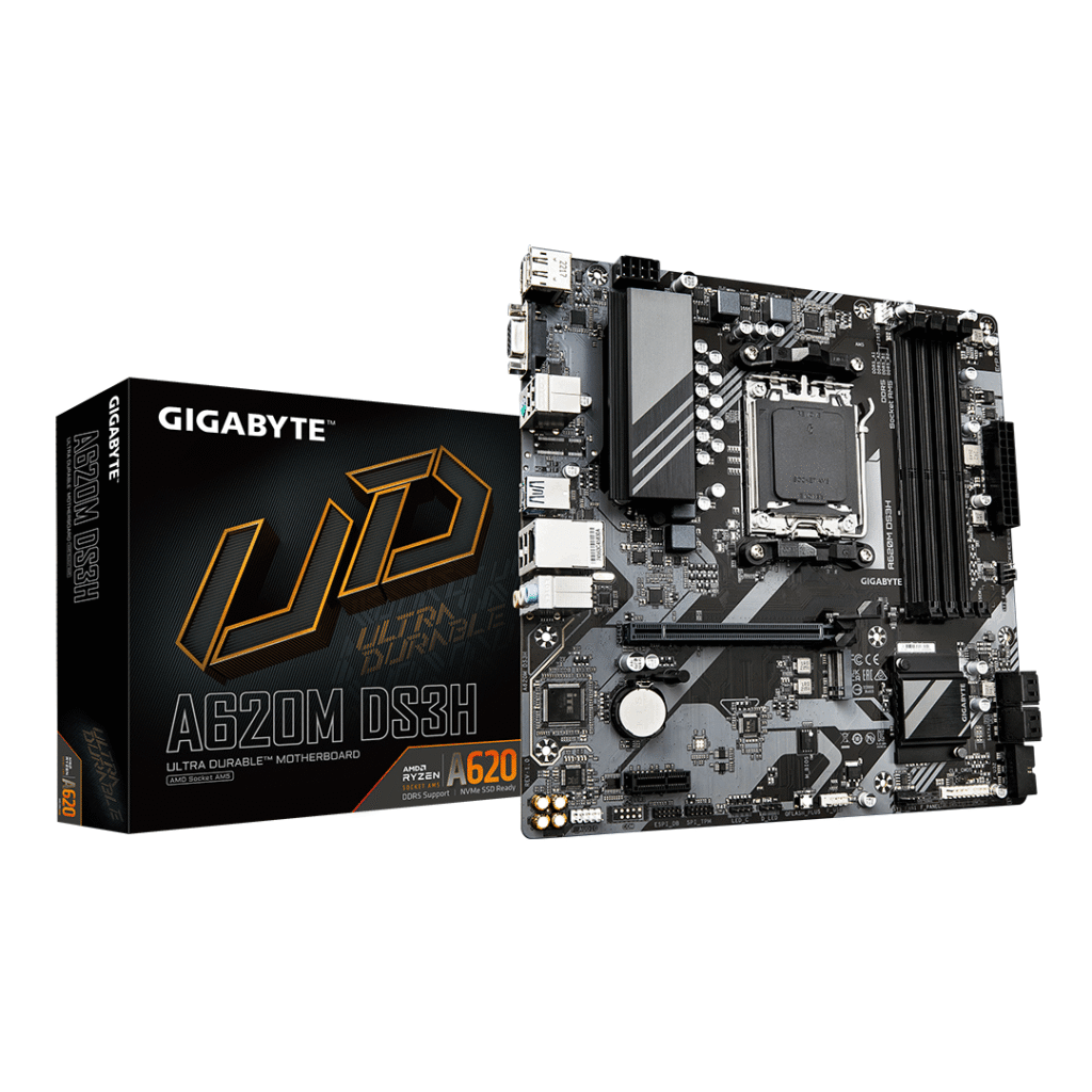 Motherboard Gigabyte A620M DS3H – AMD AM5, Micro-ATX
