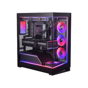 Kasë PC HYTE Y40, Xham i Temperuar – E Zezë dhe e Kuqe
