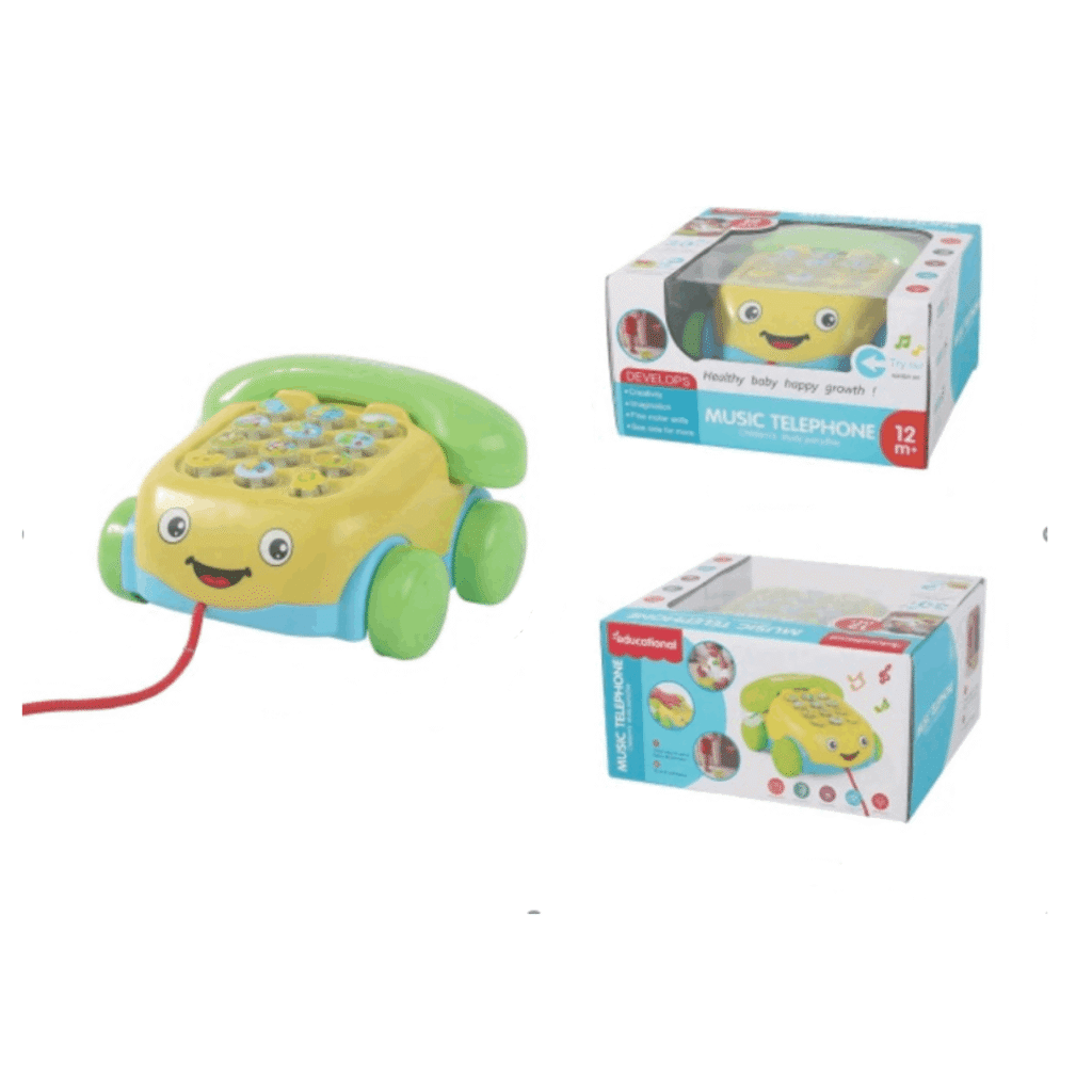 Lodër Telefon për foshnja, me muzikë dhe drita