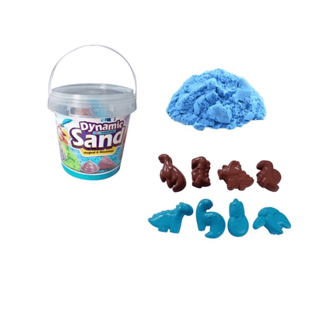 Set Rëre Kinetike 500g dhe 4 forma Dino