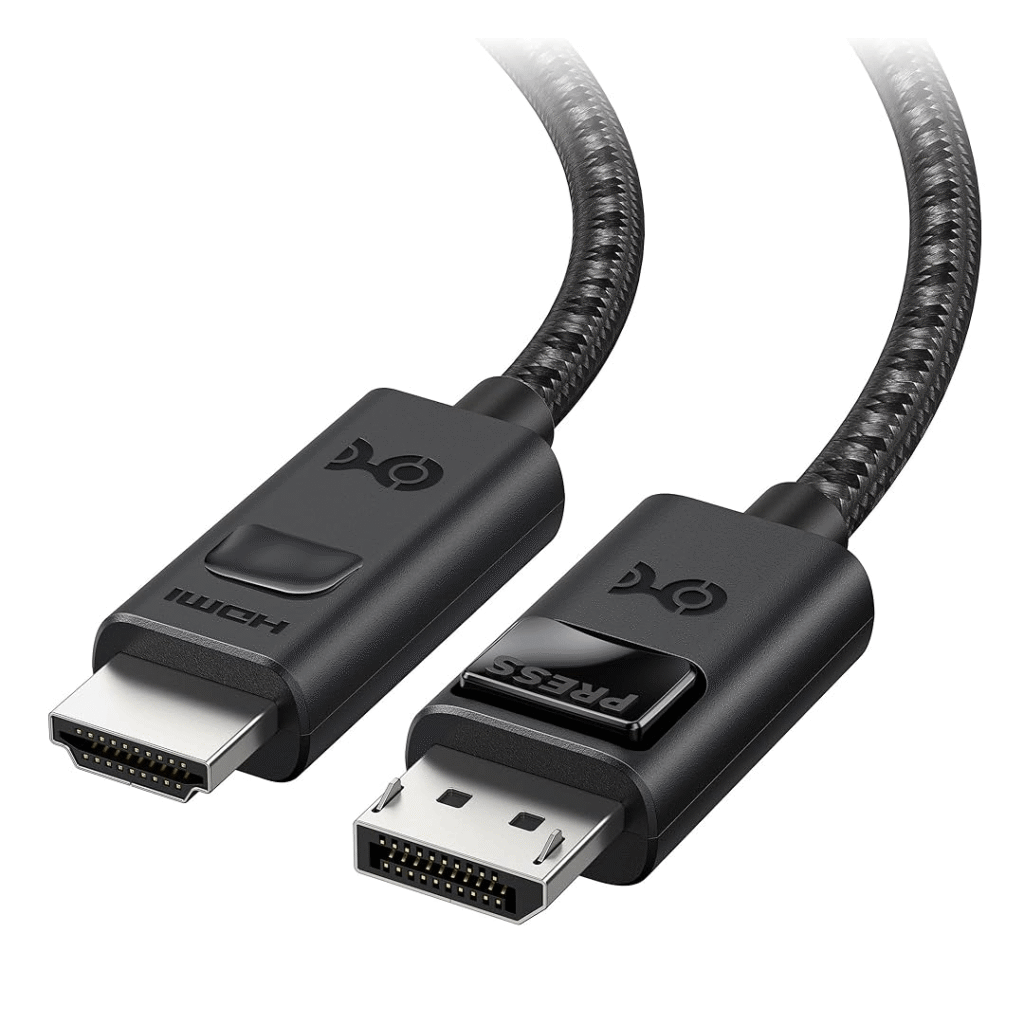 Kabllo DisplayPort në HDMI – 1.8 Metra, 4K×2K Ultra HD, e Zezë