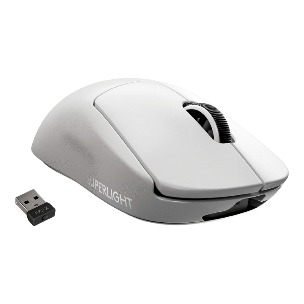 Maus Gaming Logitech G Pro X Superlight Wireless, i Bardhë