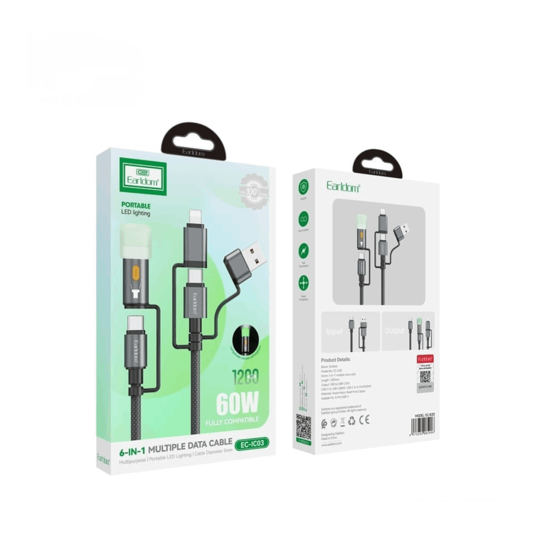 Kabllo shumëfunksionale Earldom 6 në 1, EC-IC03 - Figura 2
