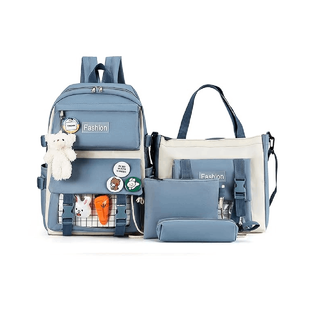 Set Çante 4 në 1, e kaltër