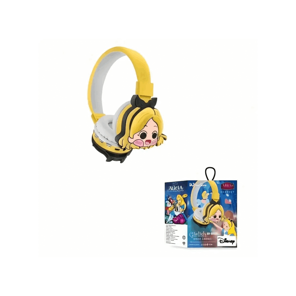 Kufje me wireless për fëmijë, Alice in Wonderland