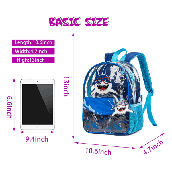 Çantë shkollore Jasminestar shark - Figura 2