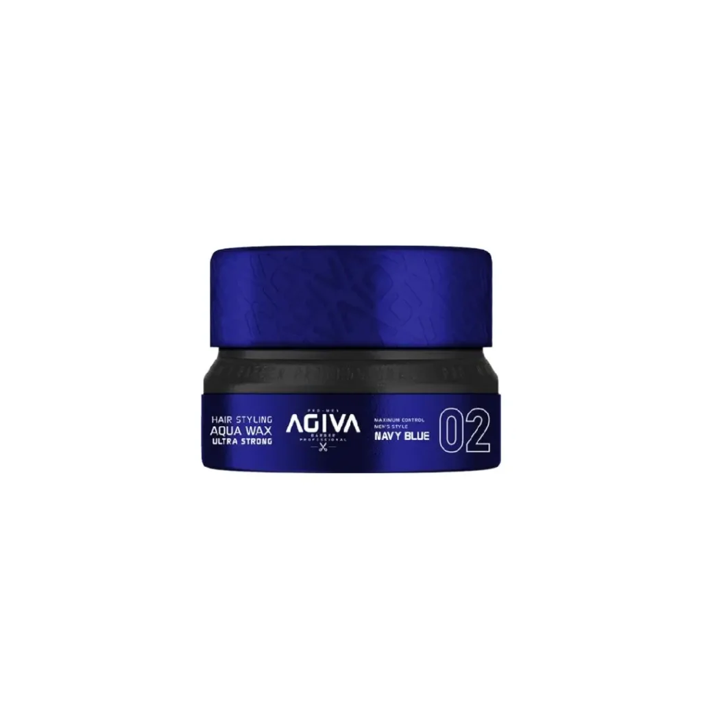 Agiva Dyll Flokësh Aqua Ultra Strong 02, Blu E Errët – 155 ml