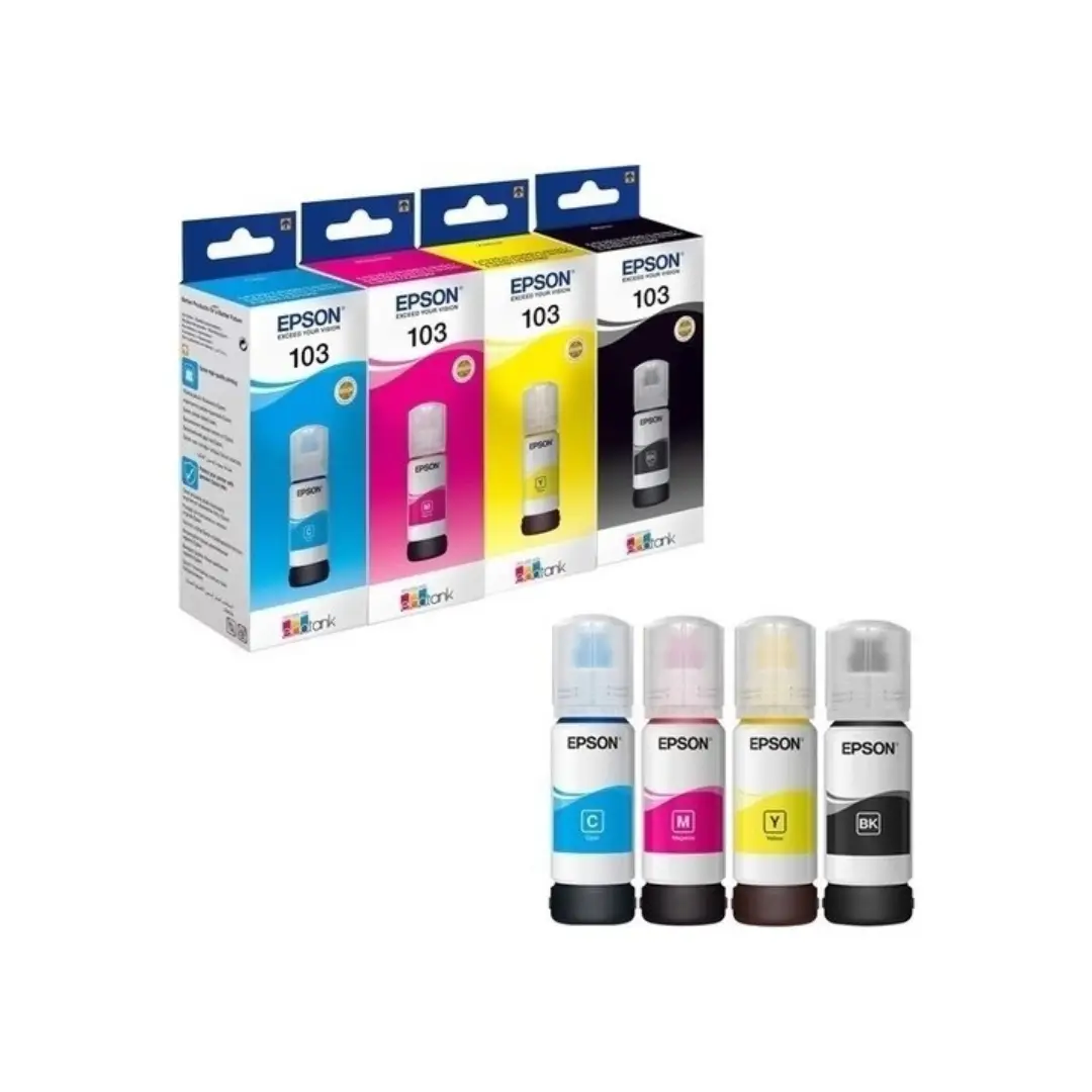 Set Ngjyrash për printer EPSON 103(Black, Magenta, Cyan, Yellow) - Figura 2