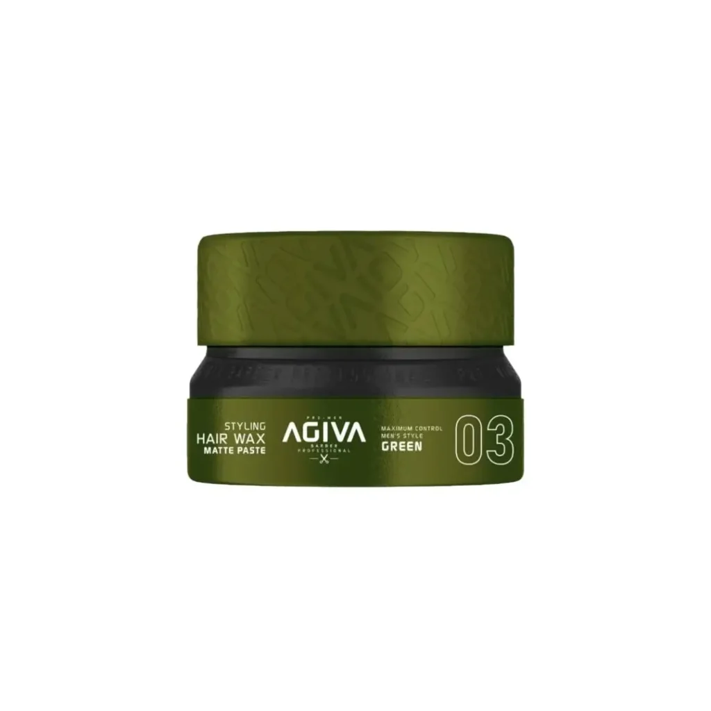 Agiva Dyll Flokësh Matte Paste 03, Jeshile – 155 ml