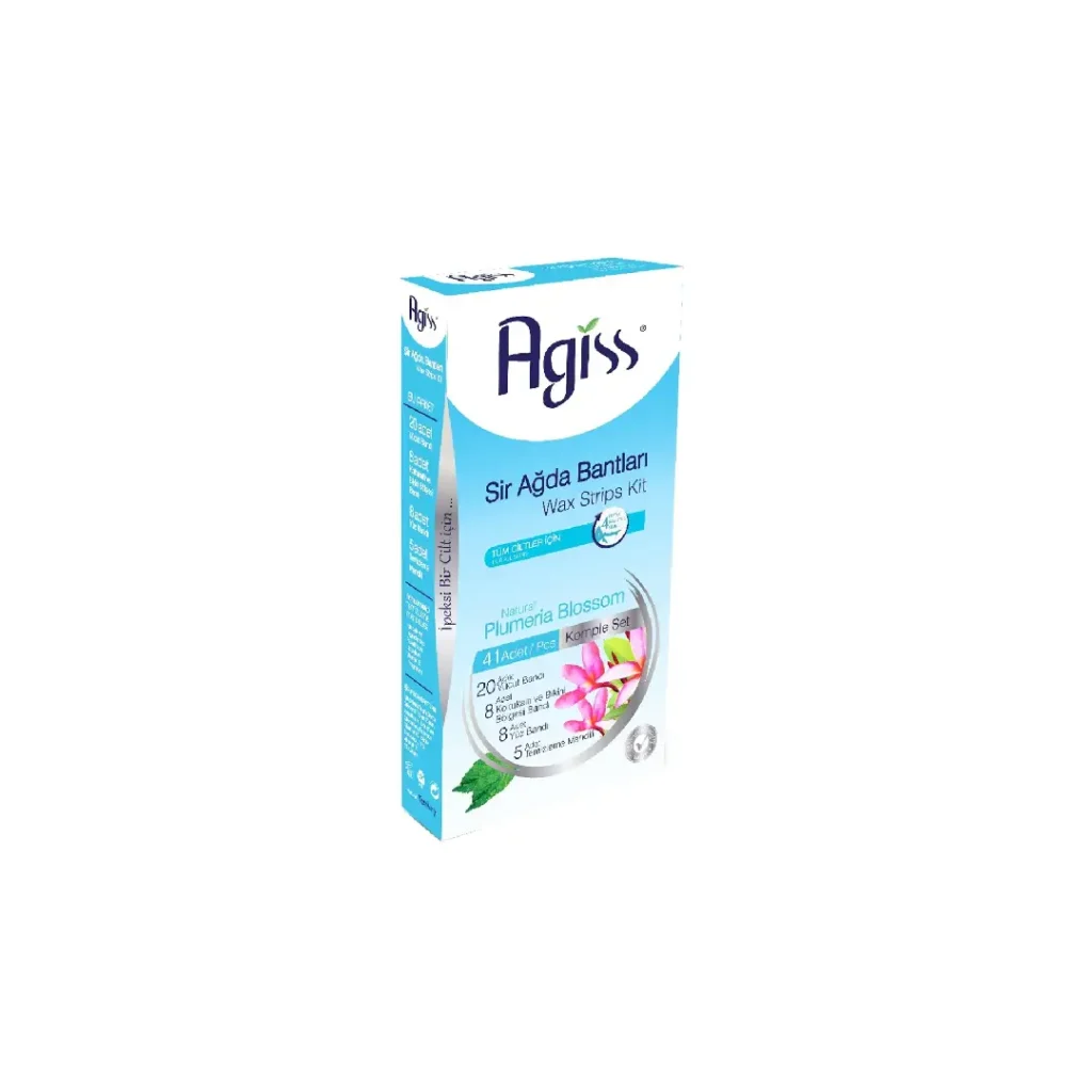 Agiss Set Pëlhurash për Depilim Wax Strips Extract Blue – 41 copë