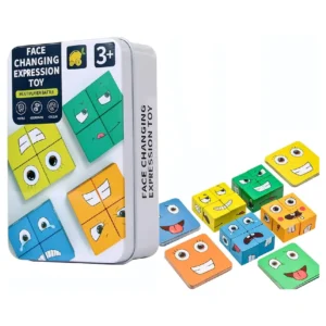 Lodër Edukative Puzzle – Kub Ndërrim Fytyrash (Tlewj) 5435220
