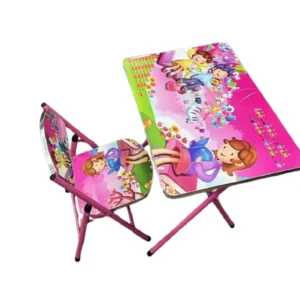 Tavolinë dhe karrige për fëmijë, pink 205