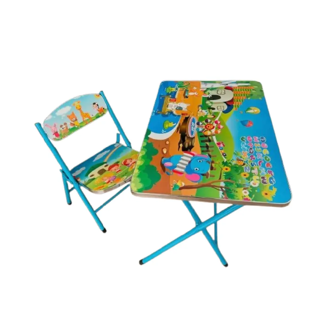 Tavolinë dhe karrige për fëmijë, me figura 208