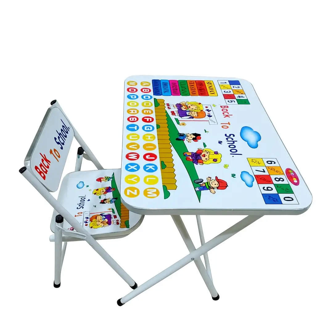 Tavolinë dhe karrige për fëmijë, e bardhë 215