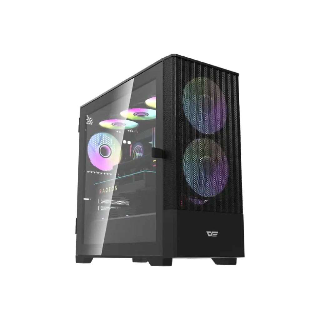 Kasë kompjuteri Darkflash DK415M,  e zezë