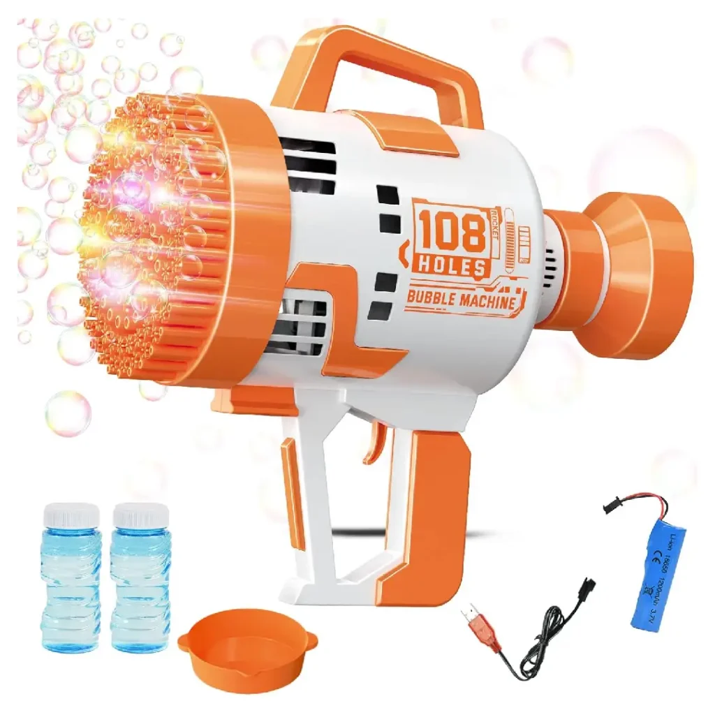 Pistoletë Rakete për Flluska (132 Holes) me Drita Ngjyrash 5363637