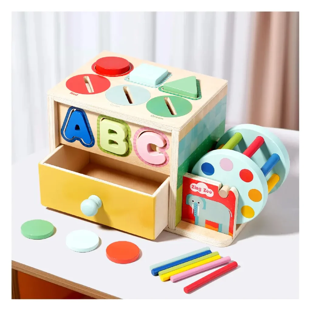 Kutia Prej Druri me Monedha & Forma 5243357